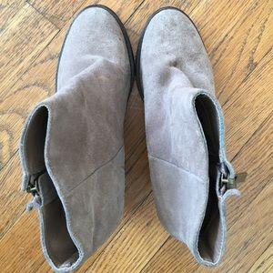 Urban outfitters taupe booties